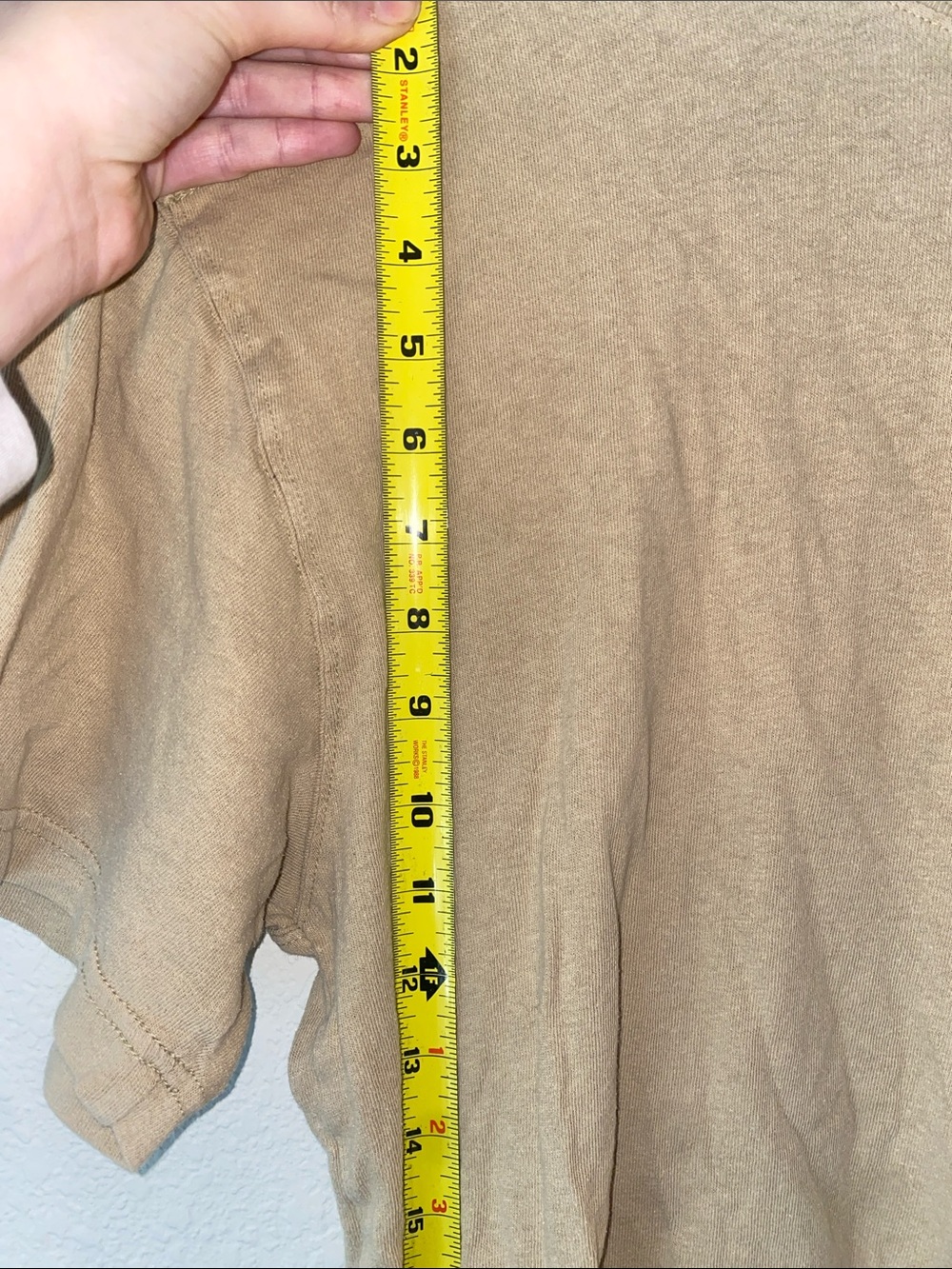 🎈Tan Carhartt Men's K87 Loose Fit Short Sleeve TShirt with a front chest pocket! - Picture 4 of 6